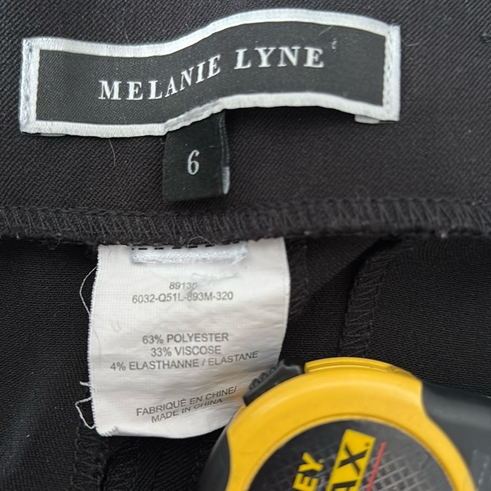 Melanie Lyne Amber Zip Detail Slim Leg Pants size 6. - Picture 11 of 12